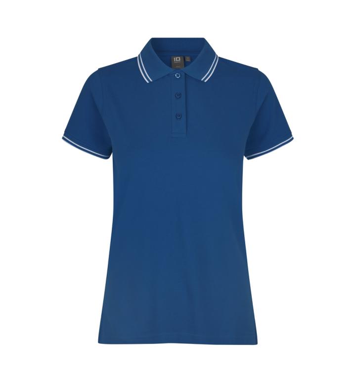 Kontrast Poloshirt | Stretch | Femme