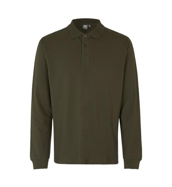 Langarm Poloshirt | Stretch