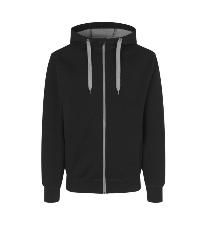 Sweat-Cardigan | eingefasst