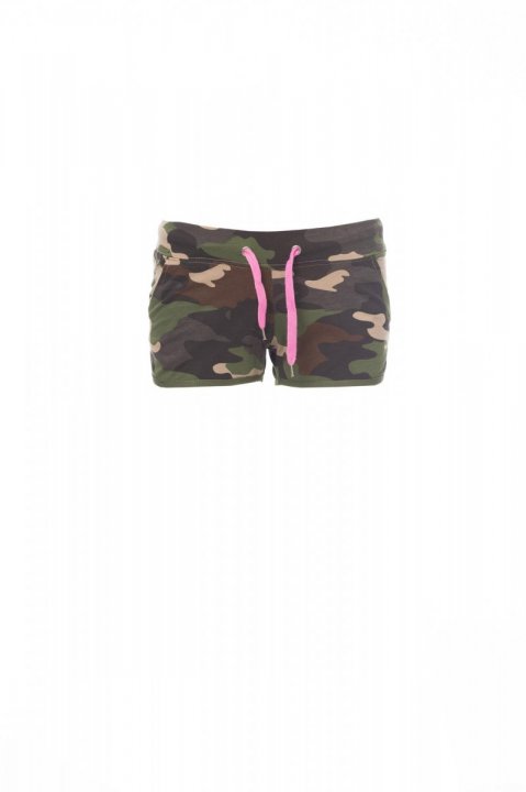 Combat Lady Bermuda-Shorts TARNFARBE/FLUO-FUCHSIENROT