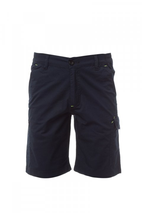 Service Stretch Bermuda-Shorts Bleu marine