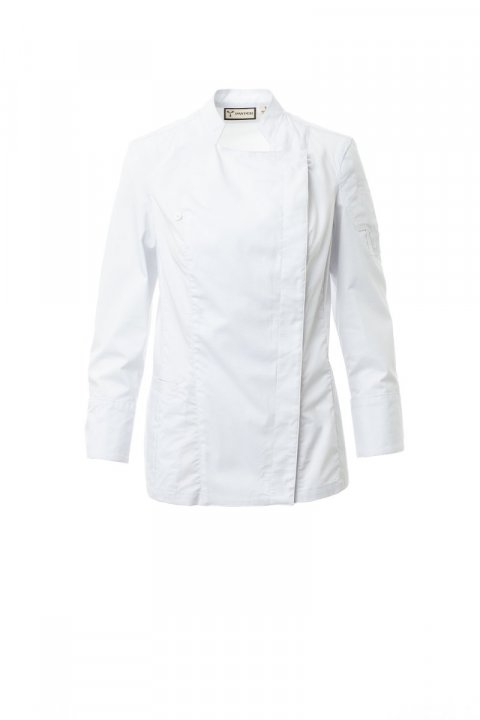 Starred Mesh Lady Kochjacke WEISS