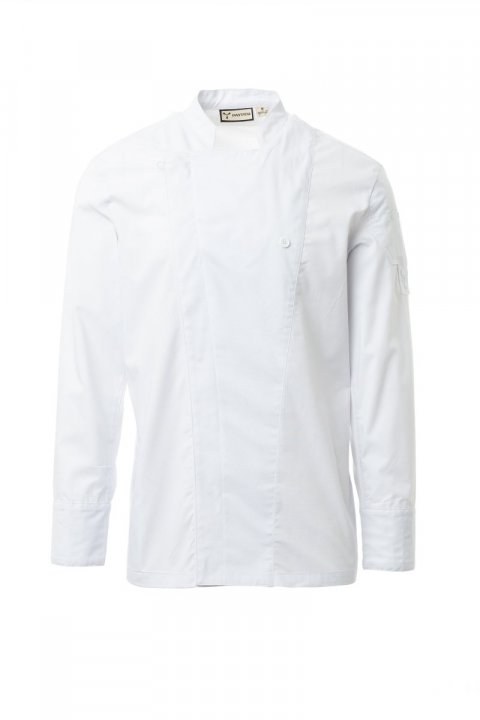 Starred Mesh Kochjacke WEISS