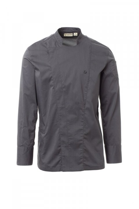 Starred Mesh Kochjacke EISENGRAU