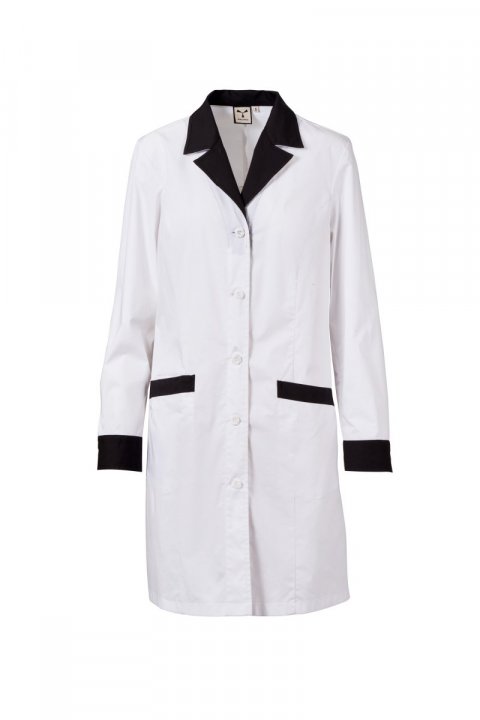 Wood Lady Blouse de nettoyage Blanc / Noir