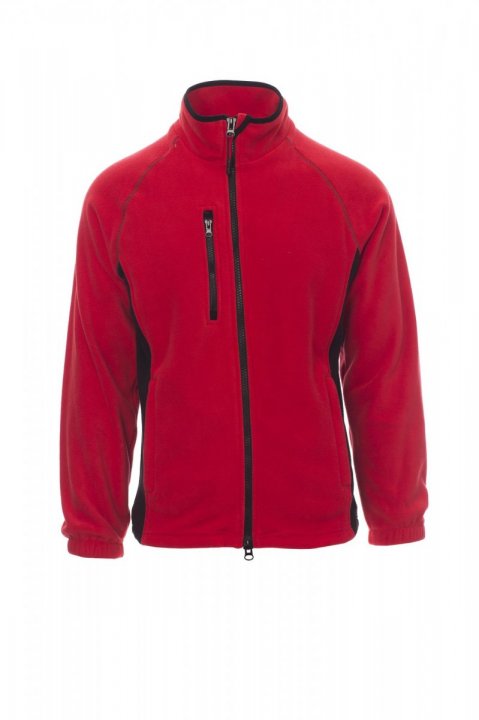 Aspen+ Fleecejacke ROT/SCHWARZ