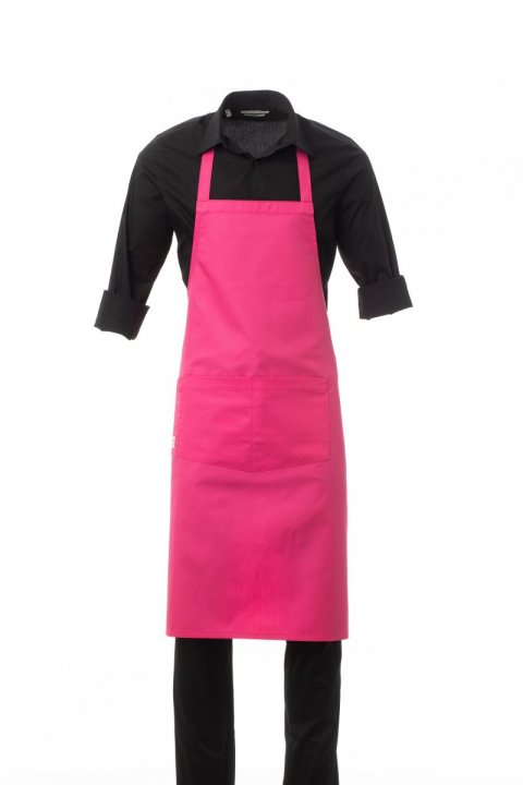 Boutique Latzschürze FUCHSIENROT