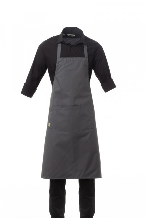 Boutique Latzschürze EISENGRAU
