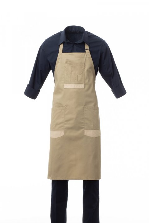 Store Tablier à bavette KAKI / WARM BROWN