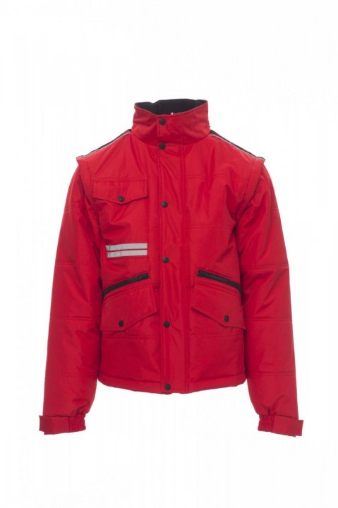 Fighter 2.0 Jacke ROT/SCHWARZ