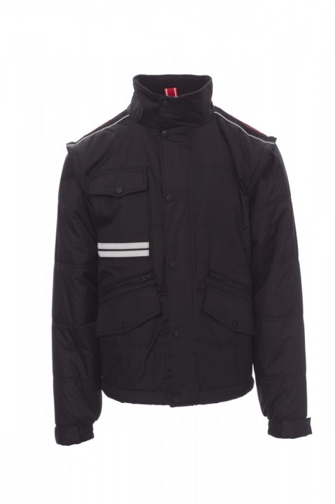 Fighter 2.0 Jacke SCHWARZ/STAHLGRAU