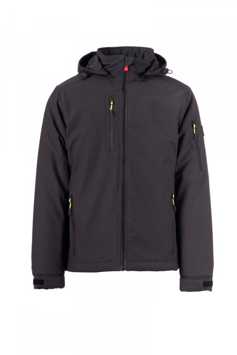 Creek Lite Pad Gefütterte Softshell-Jacke ANTHRAZIT/SCHWARZ