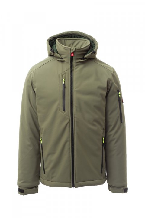 Creek Pad Gefütterte Softshell-Jacke MILITÄRGRÜN/GRÜN