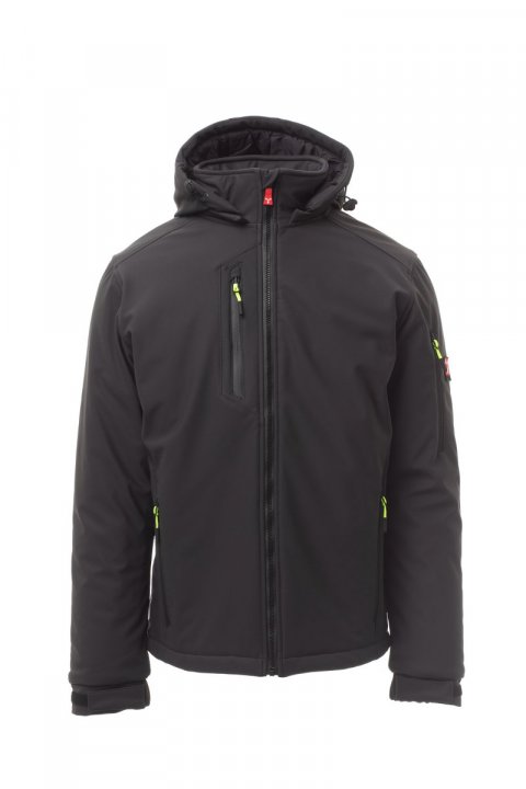 Creek Pad Gefütterte Softshell-Jacke ANTHRAZIT/SCHWARZ