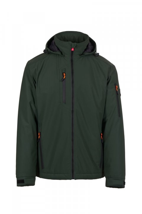 Creek Ultralite Pad Gefütterte Softshell-Jacke WALDGRÜN / Noir