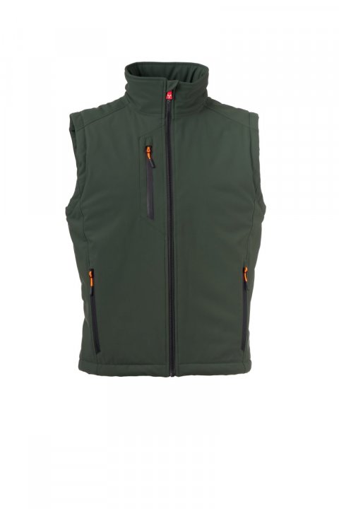 Creek Lite Pad Gefütterte Softshell-Weste WALDGRÜN/SCHWARZ
