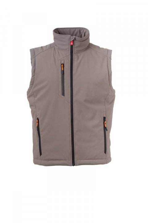 Creek Lite Pad Gefütterte Softshell-Weste RAUCHGRAU/SCHWARZ