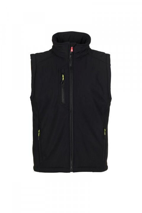 Creek Pad Gefütterte Softshell-Weste Noir / Noir