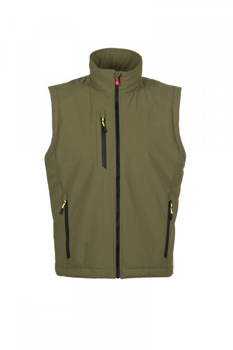Creek Ultralite Pad Gefütterte Softshell-Weste MILITÄRGRÜN / Vert