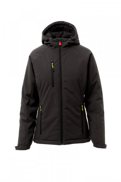 Gale Pad Lady Gefütterte Softshell-Jacke Noir / Noir