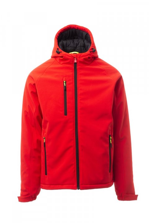 Gale Pad Gefütterte Softshell-Jacke Rouge / Noir
