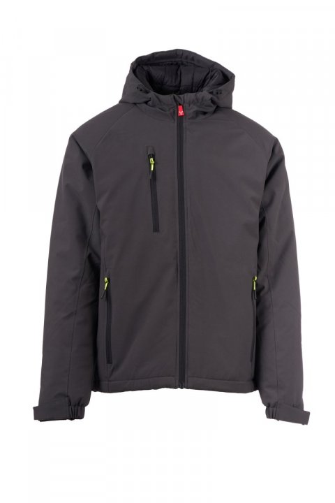 Gale Ultralite Pad 140 Gefütterte Softshell-Jacke ANTHRAZIT / Noir