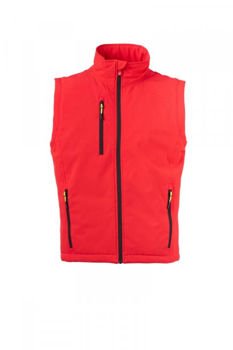 Gale Ultralite Pad 140 Gefütterte Softshell-Weste Rouge / Noir