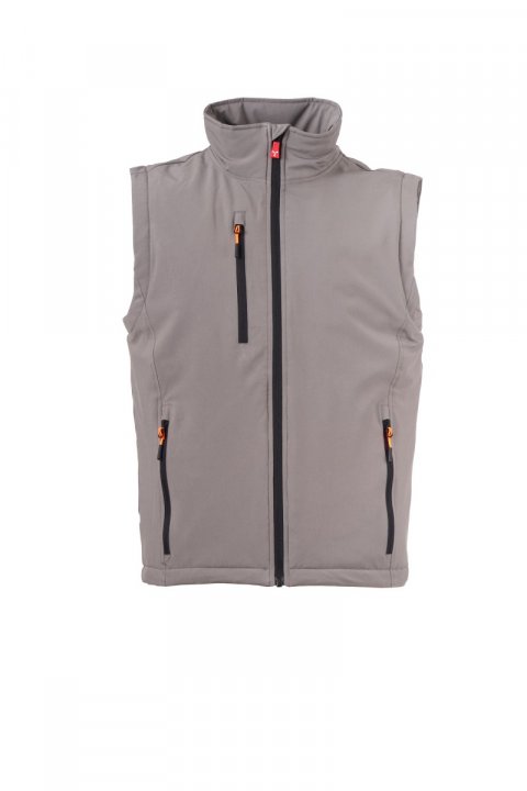Gale Ultralite Pad 140 Gefütterte Softshell-Weste RAUCHGRAU / Noir