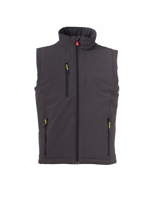 Gale Ultralite Pad 140 Gefütterte Softshell-Weste ANTHRAZIT / Noir