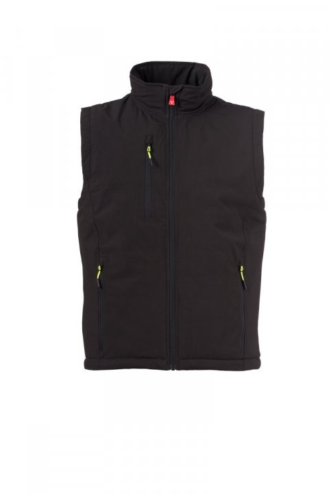 Gale Ultralite Pad 140 Gefütterte Softshell-Weste Noir / Noir