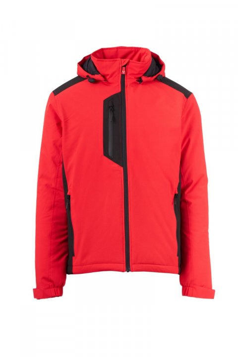 Galway Ultralite Pad 140 Gefütterte Softshell-Jacke ROT/SCHWARZ