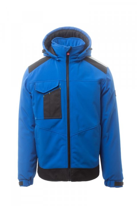 Performer Pad Gefütterte Softshell-Jacke KÖNIGSBLAU/SCHWARZ