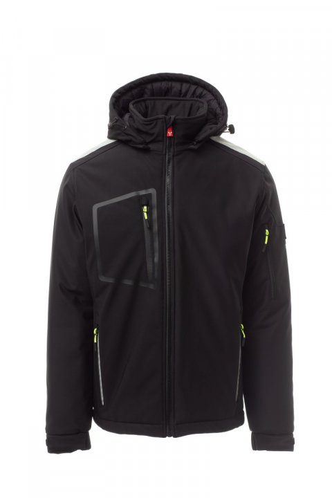 Stream Pad Gefütterte Softshell-Jacke Noir / Noir