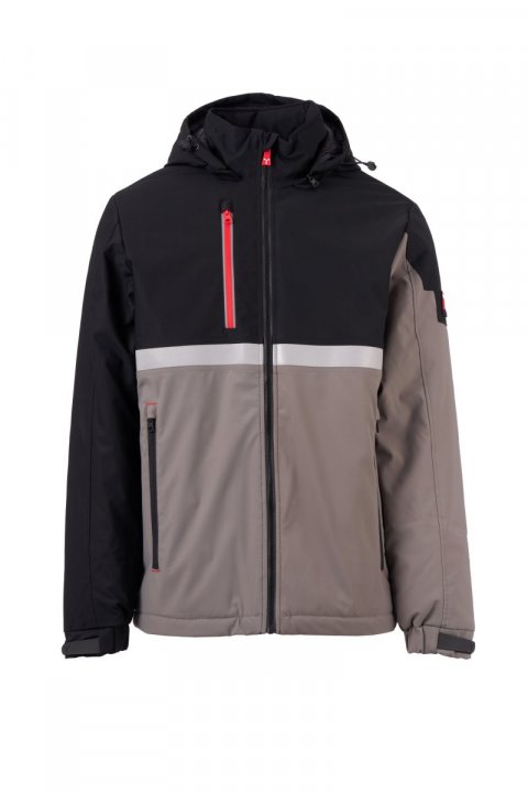 Wise Lite Pad Gefütterte Softshell-Jacke RAUCHGRAU / Noir