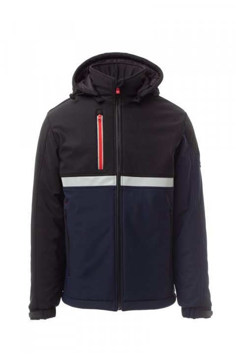 Wise Pad Gefütterte Softshell-Jacke Bleu marine / Noir
