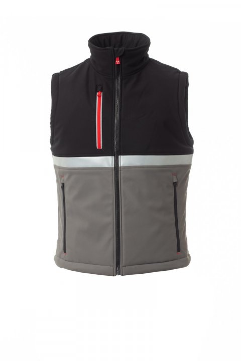 Wise Pad Gefütterte Softshell-Weste RAUCHGRAU / Noir