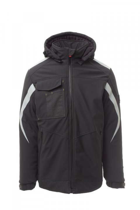 Wonder Pad Gefütterte Softshell-Jacke ANTHRAZIT / Noir