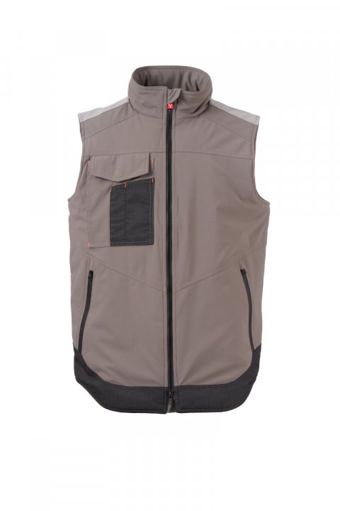 Wonder Lite Pad Gefütterte Softshell-Weste RAUCHGRAU/SCHWARZ