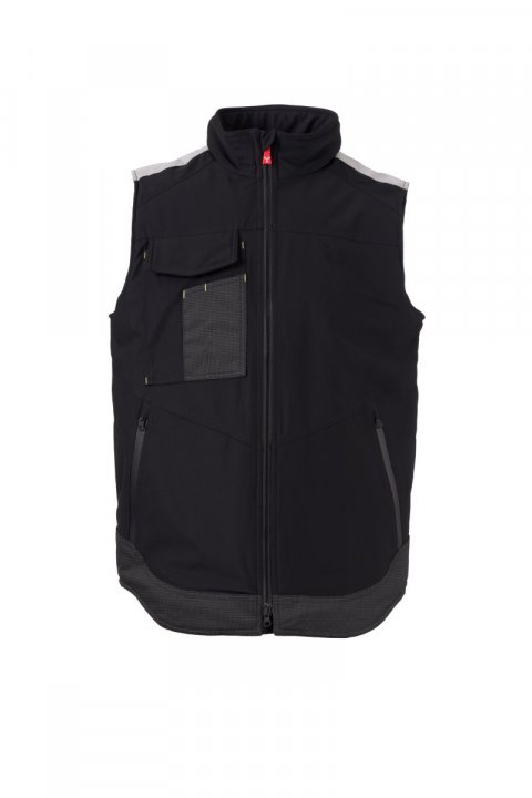 Wonder Lite Pad Gefütterte Softshell-Weste SCHWARZ/SCHWARZ