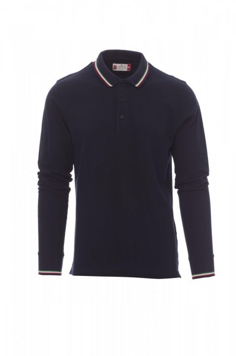 Aviazione Polohemd Bleu marine / ITALIEN
