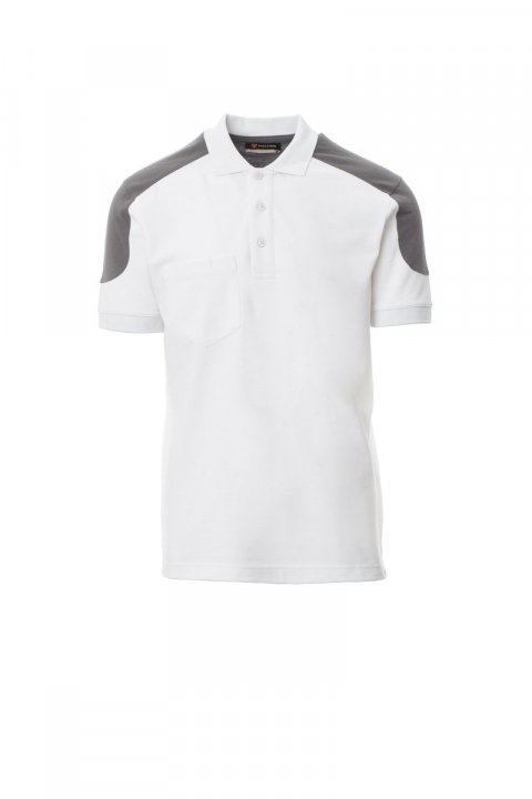 Company Polohemd BIANCO / Smoke
