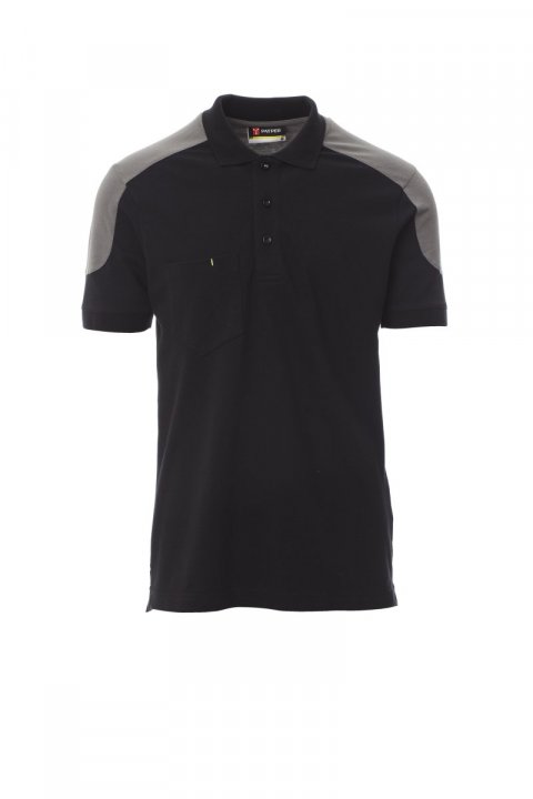 Company Polohemd Noir / RAUCHGRAU