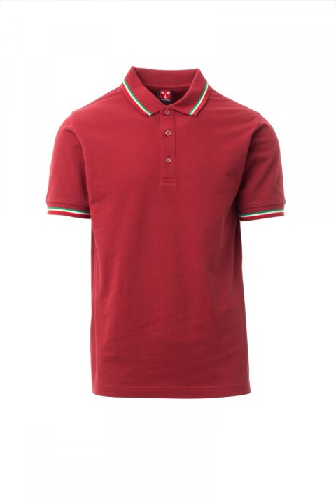 Italia Polohemd Bordeaux