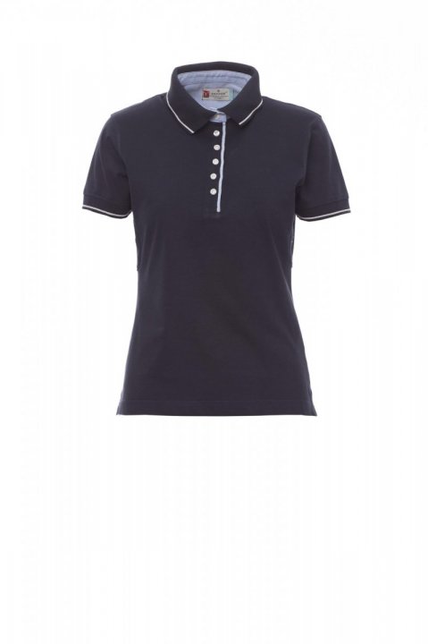 Leeds Polohemd MARINEBLAU/WEISS