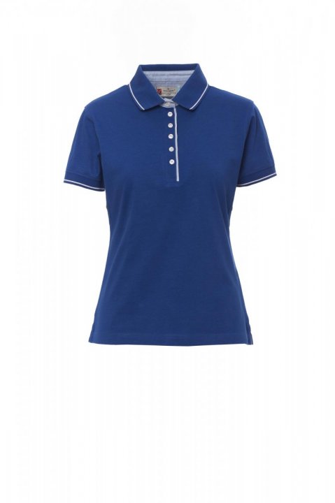 Leeds Polohemd KÖNIGSBLAU/WEISS