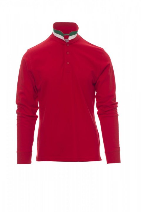 Long Nation Polohemd Rouge / ITALIEN