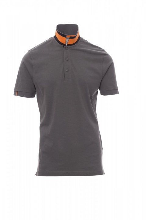 Memphis Polohemd RAUCH/VIBRIERENDES ORANGE-SCHWARZ