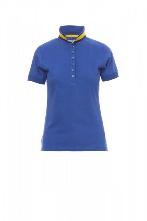 Memphis Lady Polohemd KÖNIGSBLAU / Jaune-Bleu marine