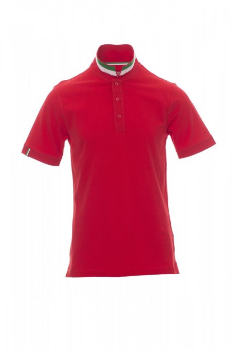 Nation Polohemd ROT/ITALIEN