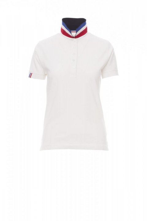 Nation Lady Polohemd WEISS/FRANKREICH